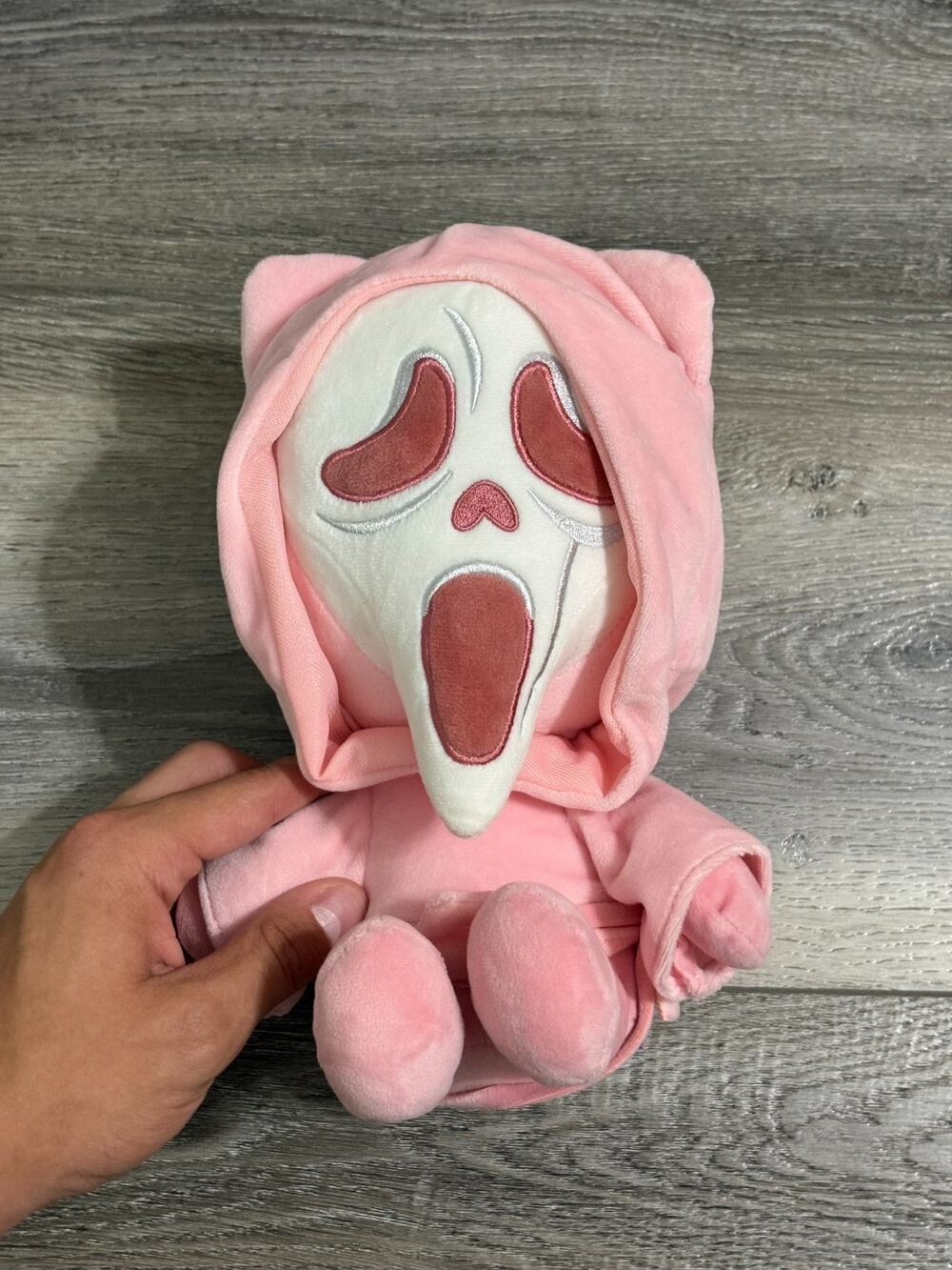 Youtooz Scream Collection Cute Pink Ghost Face Halloween Horror Plush 9”